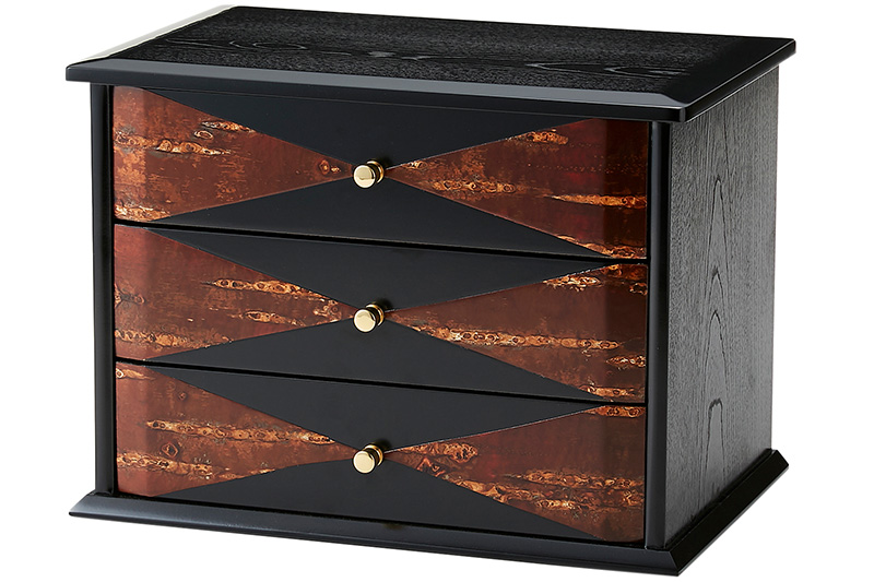 角館樺細工《冨岡商店》アクセサリーケース 和らく 角館工芸協同組合