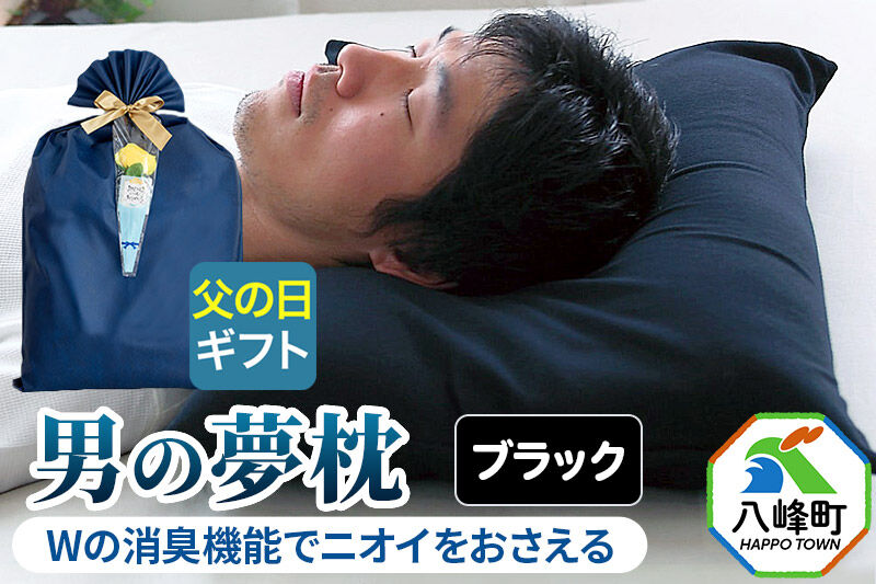 【父の日仕様】で年中発送 【男の夢枕】ラッピング 贈答用 プレゼント 贈り物 父の日ギフト メンズ 敬老の日 ありがとう 感謝 [枕 まくら 枕カバー 首こり 肩こり 頚椎 首支える 王様の夢まくら]