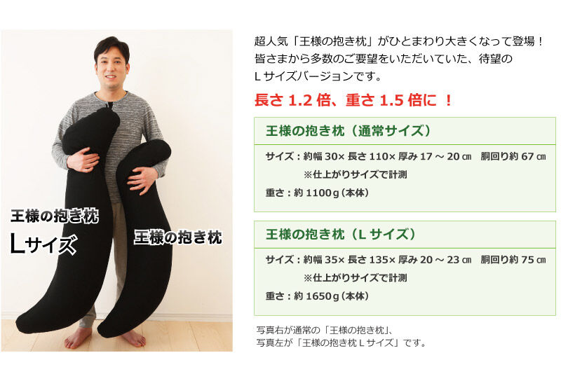 王様の抱き枕 メンズ 標準サイズ （インディゴブルー） 消臭 生地使用 王様シリーズ 国産 日本製 秋田県 八峰町 [抱き枕 王様の抱き枕 メンズ 男性向け 消臭 男性用 枕 まくら]