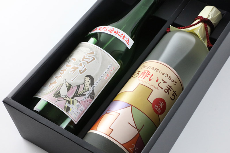 日本酒 純米吟醸酒「白神こまち」＆米焼酎「ほろ酔いこまち」セット 各720ml