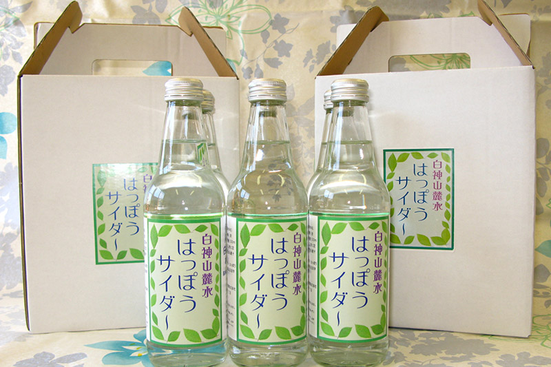 サイダー 白神山麓水使用 はっぽうサイダー 330ml×12本入り 八峰町 おらほの館