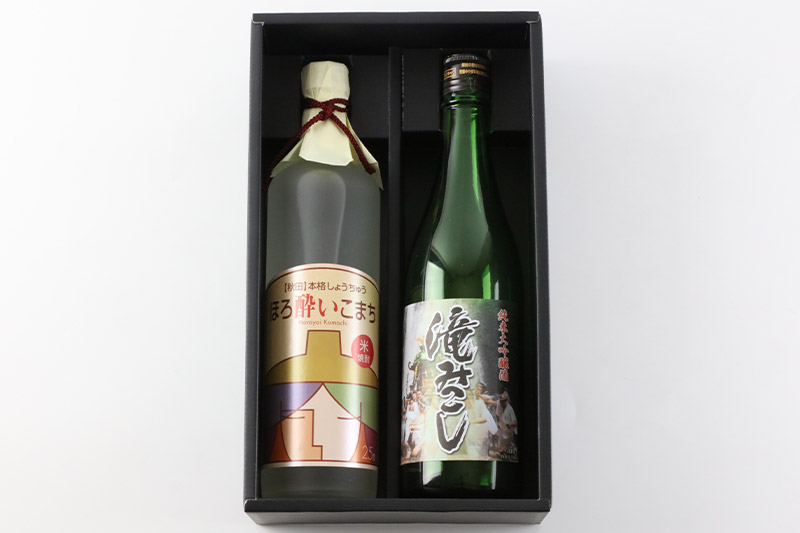 日本酒 純米大吟醸「滝みこし」＆米焼酎「ほろ酔いこまち」セット 各720ml