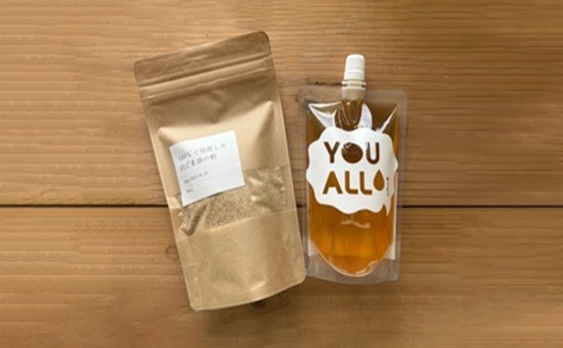 YOUALLの白ごま油(160℃) 160℃で焙煎した白ごま油の粕 5セット YOUALL 白ごま油 油 粕 焙煎 料理