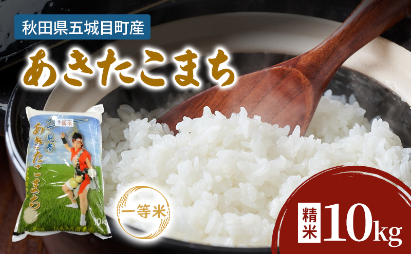 五城目産　一等米・あきたこまち10kg（精米） お米 秋田県産