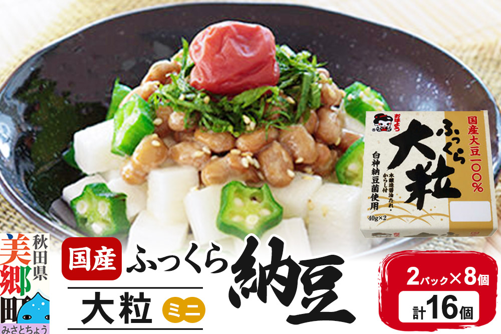ヤマダフーズ 国産 ふっくら大粒 ミニ 2パック×8個（計16個）