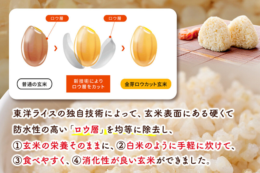 【令和7年産 玄米】金芽ロウカット玄米 無洗米 サキホコレ 8kg（4kg×2袋） 玄米の栄養と白米の食べやすさを両立させた玄米  炊きやすい 食べやすい 栄養を摂りやすい [金芽米 栄養 食物繊維 玄米 キンメマイ ヘルシー 栄養 白米モードで炊ける]