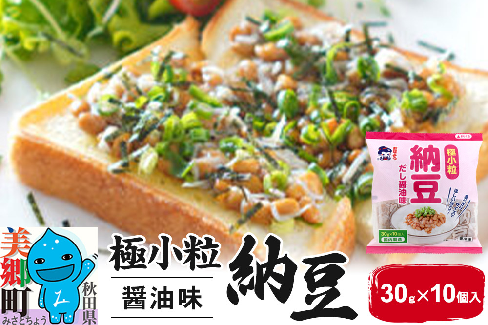 ヤマダフーズ 極小粒納豆 醤油味 30g 10個入