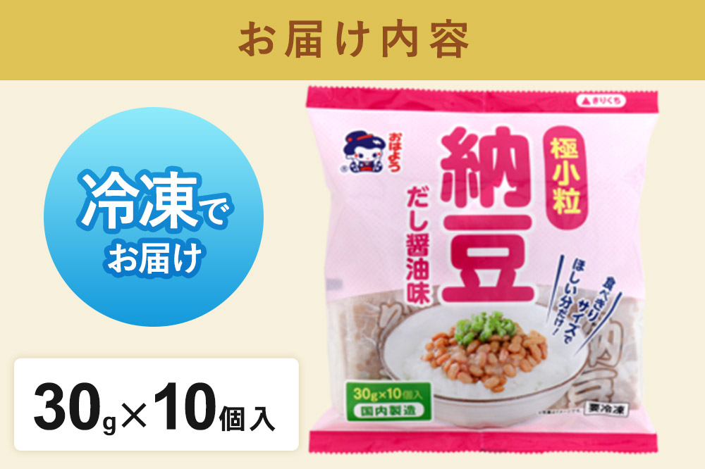 ヤマダフーズ 極小粒納豆 醤油味 30g 10個入