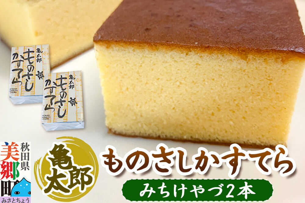カステラ「ものさしかすてら」（みちけやづ）2本セット 亀太郎 [かすてら ギフト]