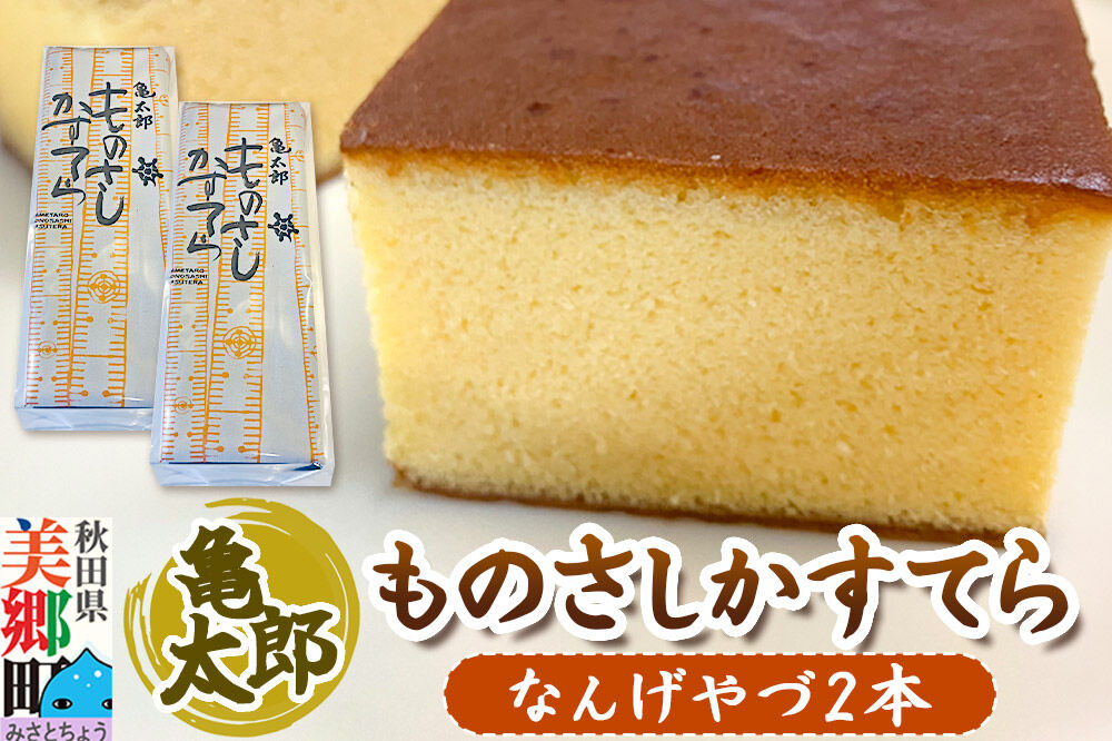カステラ「ものさしかすてら」（なんげやづ）2本セット 亀太郎 [かすてら ギフト]