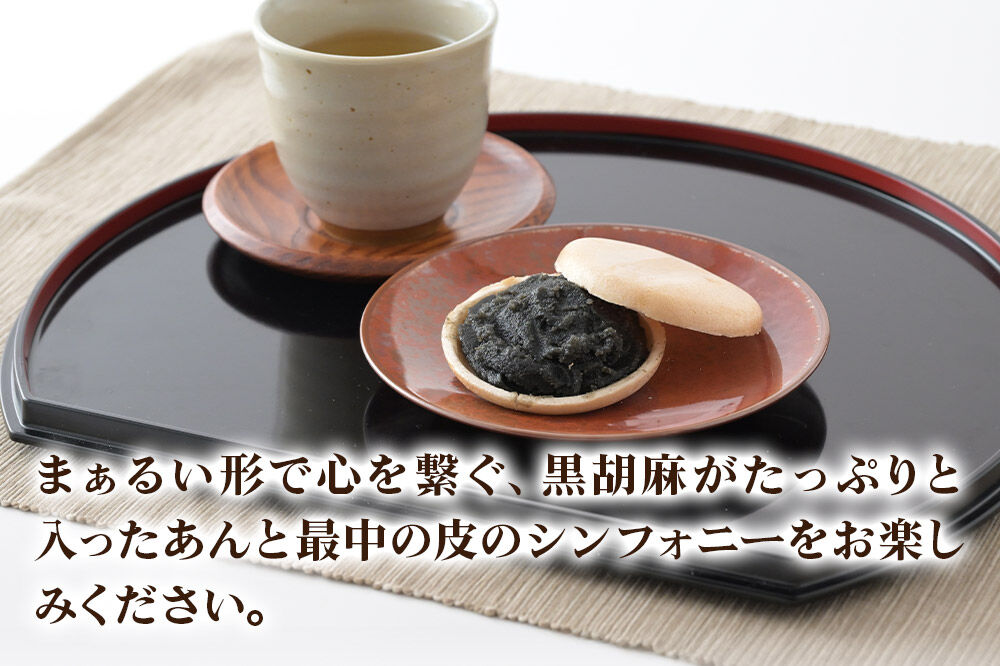 竹うちもなか ごま 10個入 最中 秋田銘菓 お菓子のくろまる 秋田 美郷町 [和菓子 最中 秋田 土産]