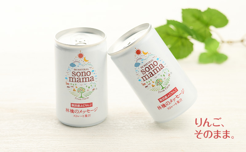 りんごジュース「sonomama」（160g×5本）×1箱 りんご リンゴ ジュース リンゴジュース 飲料