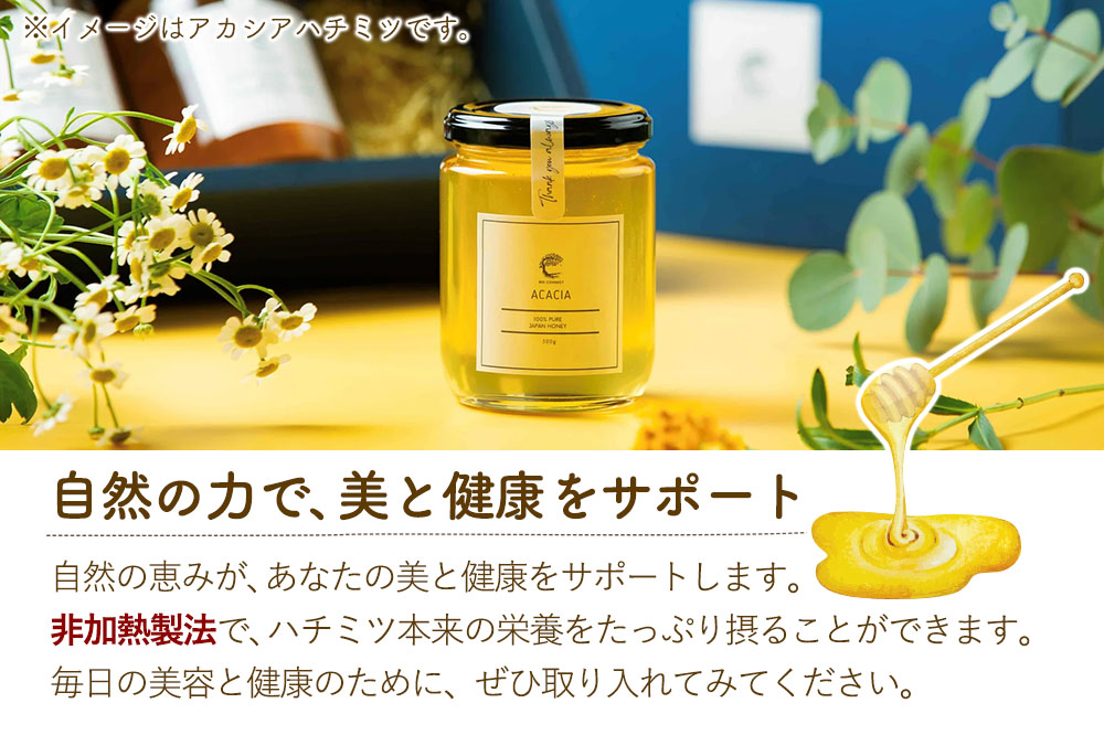 はちみつ3個セット（E.NARUSE・KENPONASHI・MARRONNIER プラスチックボトル）300g×各1個 計3個