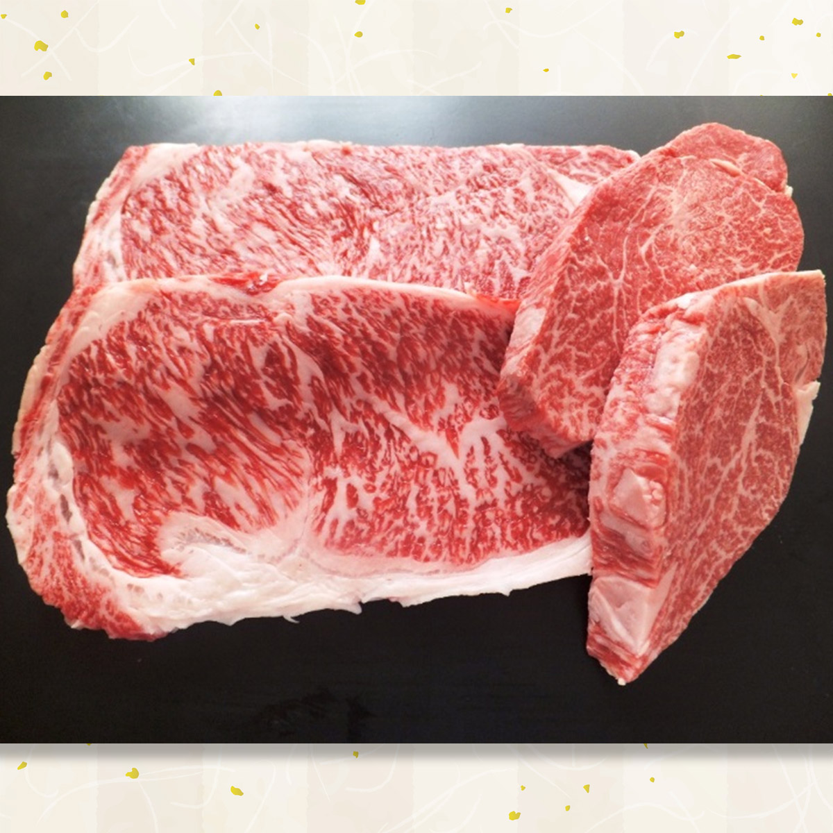 山形牛ヒレ・ロースステーキセット (2種) 500g FZ18-480