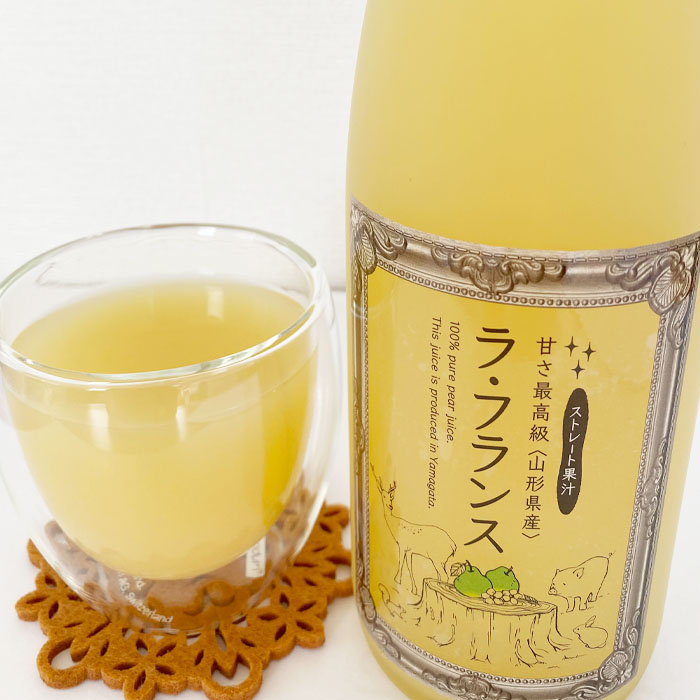 果汁100% ラフランスジュース・ふじりんごジュース・ジャム詰合せ FZ18-377