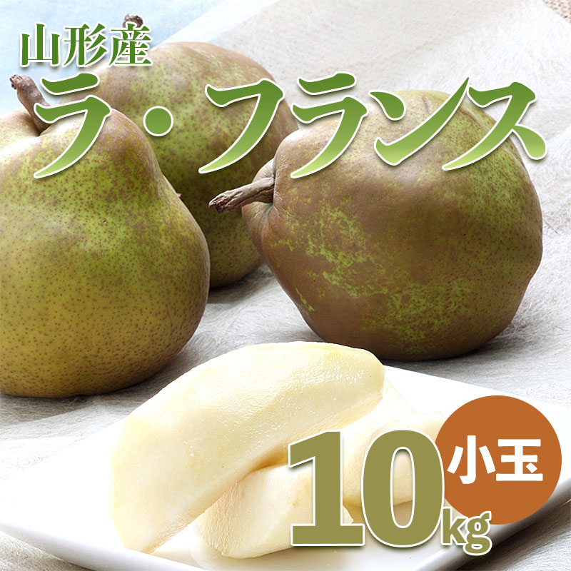 山形のラ・フランス小玉 10kg(36～48玉・サイズM～2L)【令和8年産先行予約】FS25-739