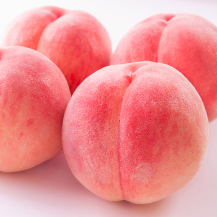 【定期便2回】桃とラフランスのくちどけ定期便 【令和8年産先行予約】FU22-914