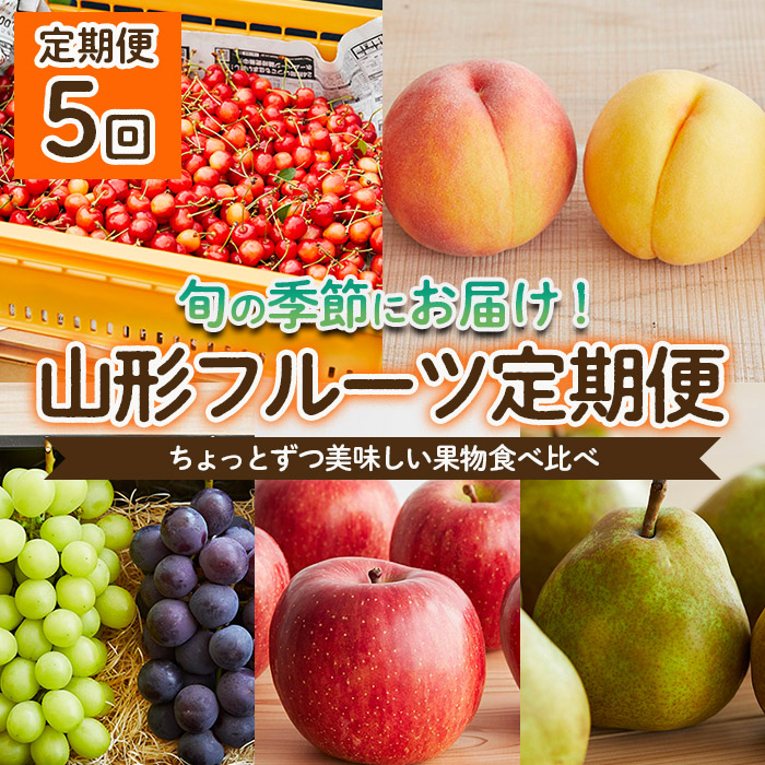 【定期便5回】ちょっとずつ美味しい果物食べ比べ定期便 【令和7年産先行予約】FU22-968