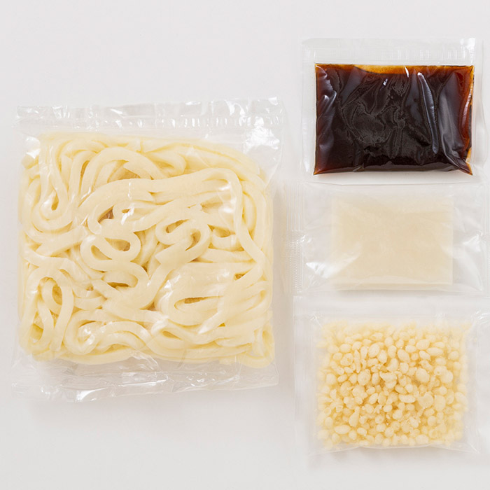 【城北麺工】[冬季限定]力うどん(切り餅・揚げ玉・和風つゆ付き) 10袋セット FZ22-543