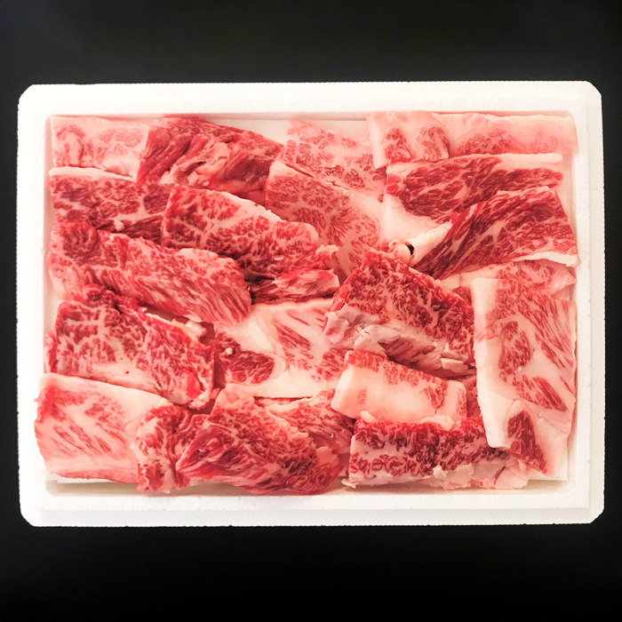 【ふるさと納税限定】山形市で育った黒毛和牛カルビ焼肉用切落し 350g FZ19-297