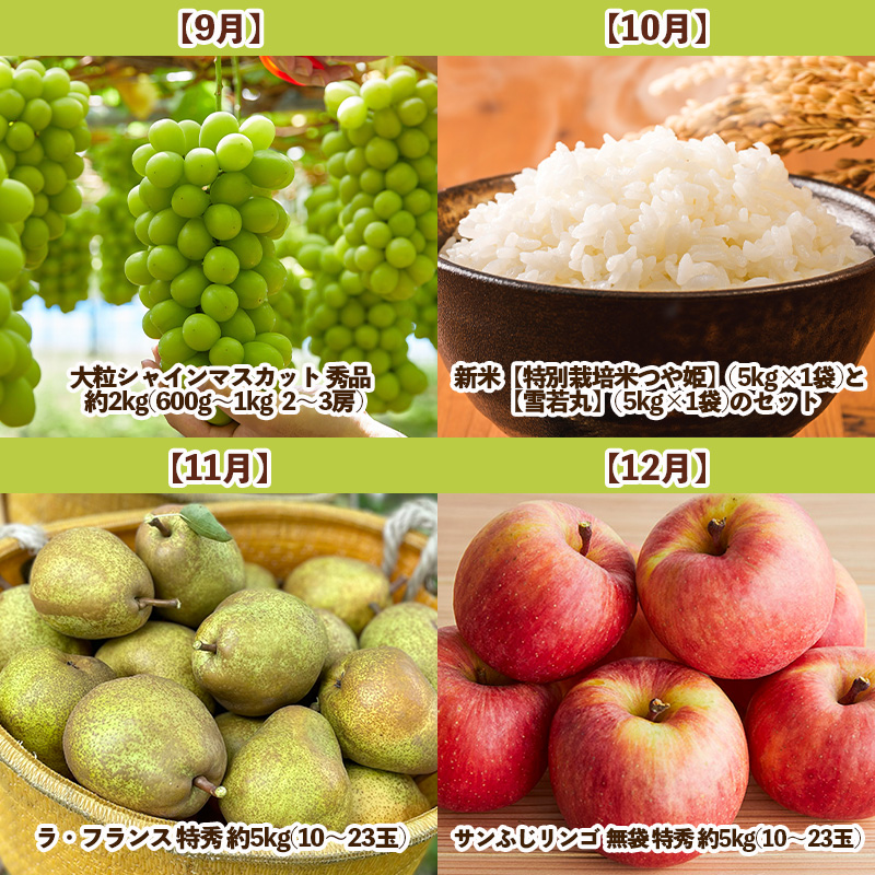 【定期便12回】夢の共演☆山形のおいしい物大集合　～ゆっくり味わってみてけろ～ FZ24-091