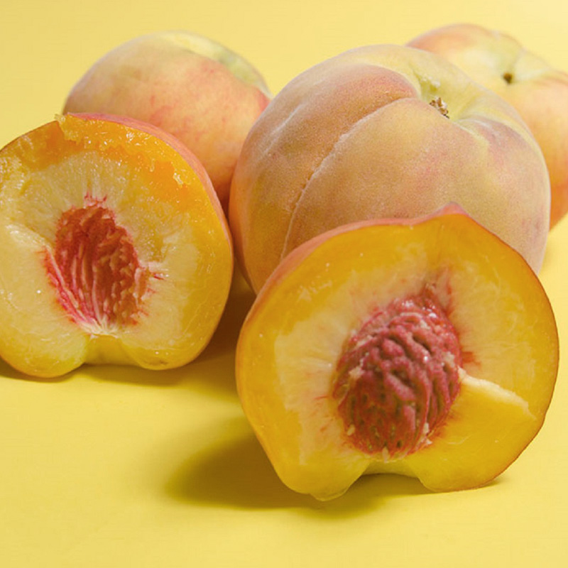 山形市産 黄桃 秀品 2kg(４～８玉) 柔らかくなる桃【令和8年産先行予約】FS24-758