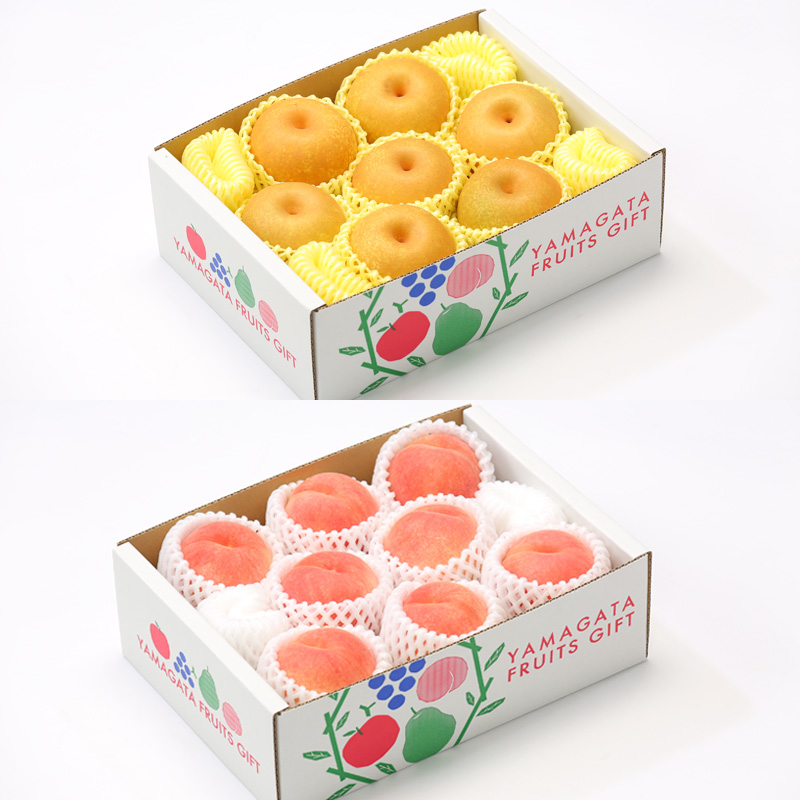 【定期便4回】☆フルーツ王国山形☆和なし・白桃・ラフランス・りんご 【令和8年産先行予約】FS24-774