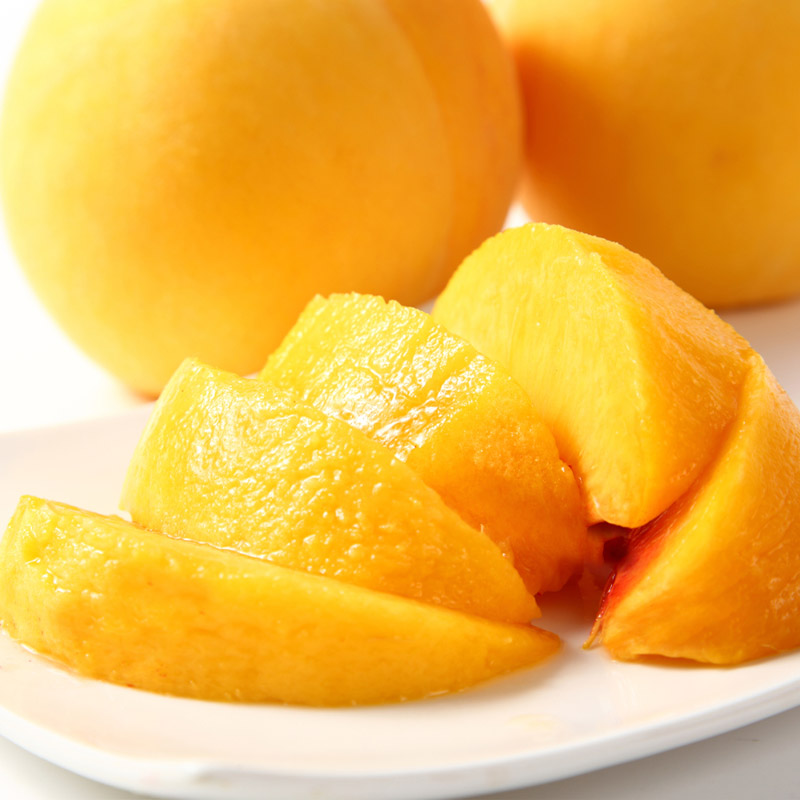 山形産 柔らかめ 「黄桃」 秀品 約2kg (5玉～8玉)【令和8年産先行予約】 FS24-082