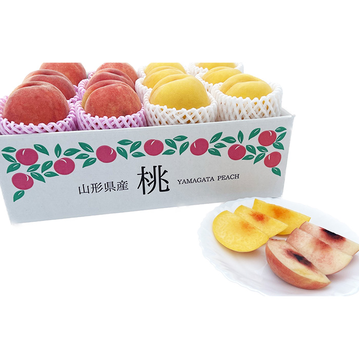 山形市産 黄桃と白桃（柔らかめ）の2色セット 秀 3kg 【令和8年産先行予約】FS23-822