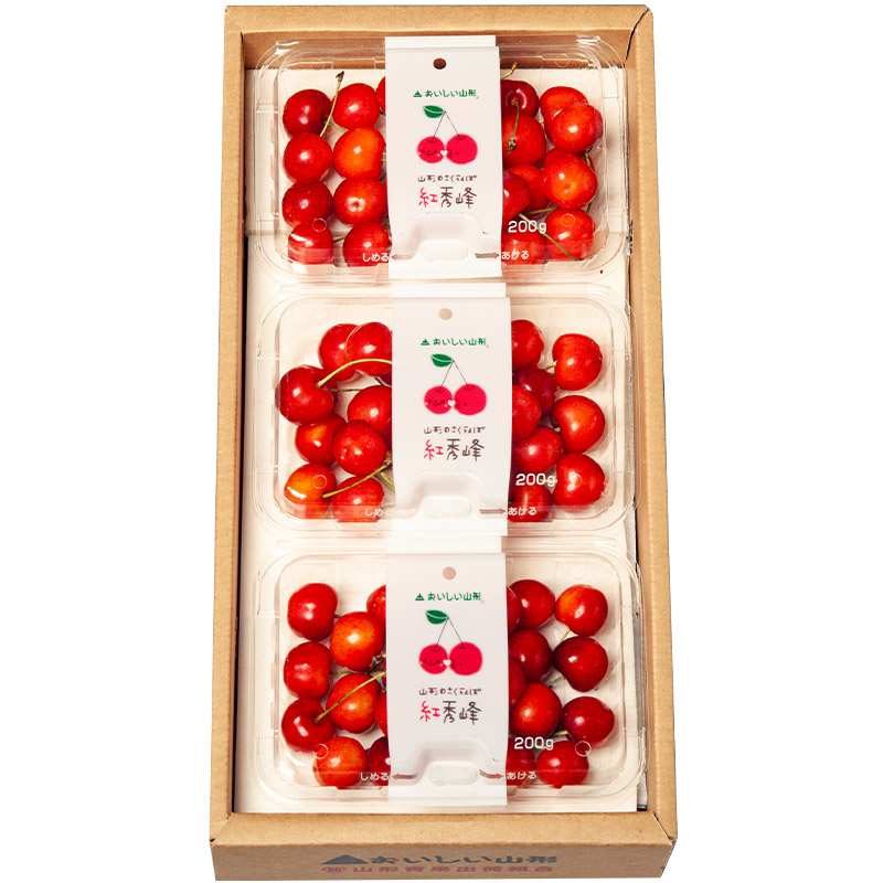 山形市産 さくらんぼ(紅秀峰)L 540g(180g×3) 【令和8年産先行予約】FS25-029