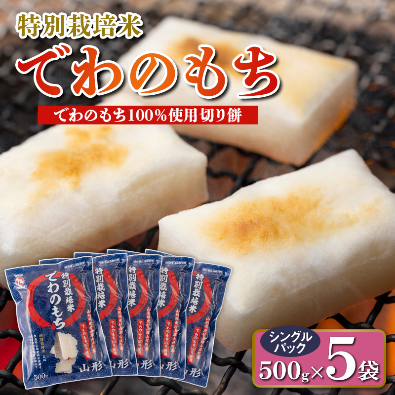 【城北麺工】特別栽培米 でわのもち 500g×5袋 FY25-290