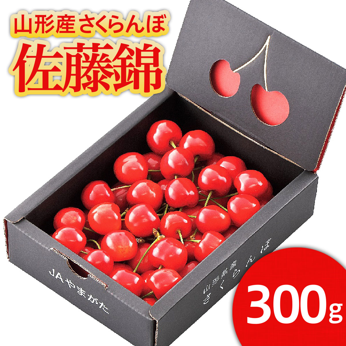 ★温室栽培★山形市産 さくらんぼ 「佐藤錦」 L以上 300gバラ詰め 【令和8年産先行予約】FS25-577