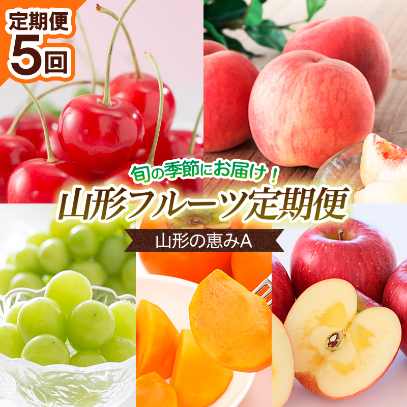 【定期便5回】山形の恵みA 【令和8年産先行予約】FS25-644