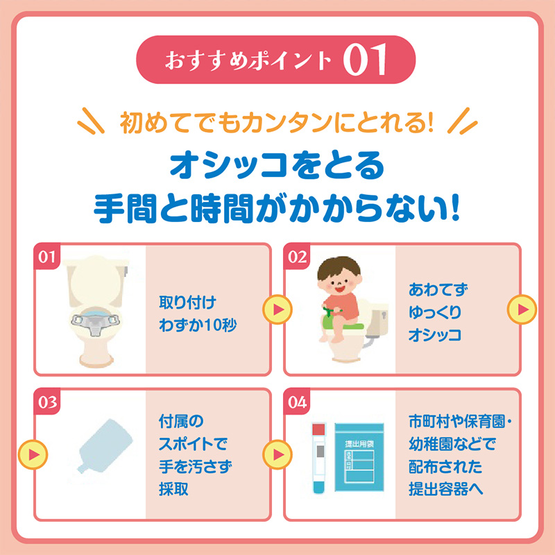 楽々おしっこゾウさん 採尿用カップ【少尿量採取対応 子供検尿 3歳児健診 幼児用 中空簡単採取 トイレに流せる】2枚 FY25-418