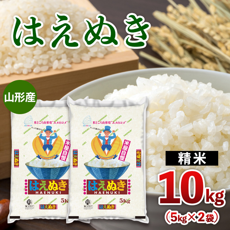 山形産 はえぬき 10kg(5kg×2) FZ26-773