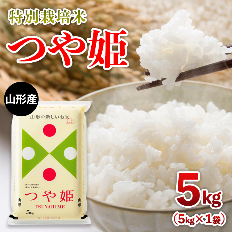 山形産 特別栽培米 つや姫 5kg FZ26-905