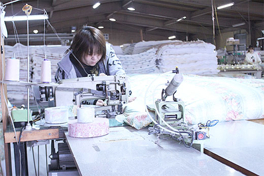 腰痛専用敷布団 片面凹凸 ハードタイプ[ブルー] FZ26-717