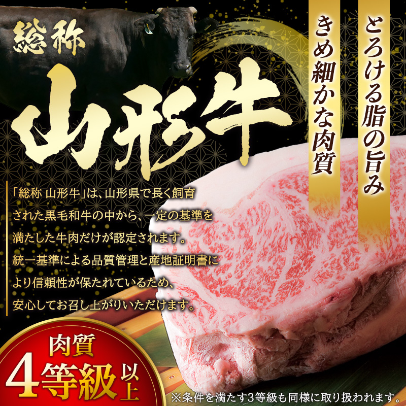 山形牛モモステーキ・カルビ焼肉セット Ａコース FY18-341