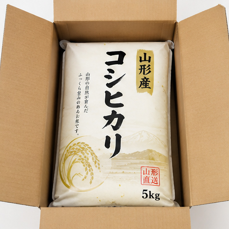 【令和8年産新米】 山形産 コシヒカリ 5kg FY26-081