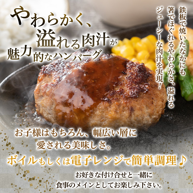 鉄板焼！JGハンバーグヴィアンド 1.1kg(110g×10個) FY26-121