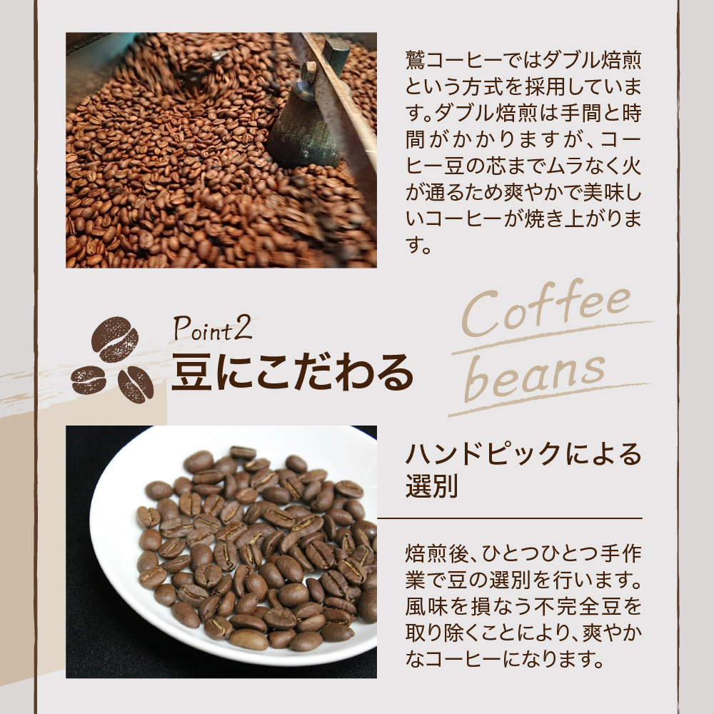 【 ダブル焙煎 / 中挽きタイプ 】 おうち コーヒー おすすめ セット 5種 計 900g ( 1袋 180g ) ハンドドリップ コーヒー豆