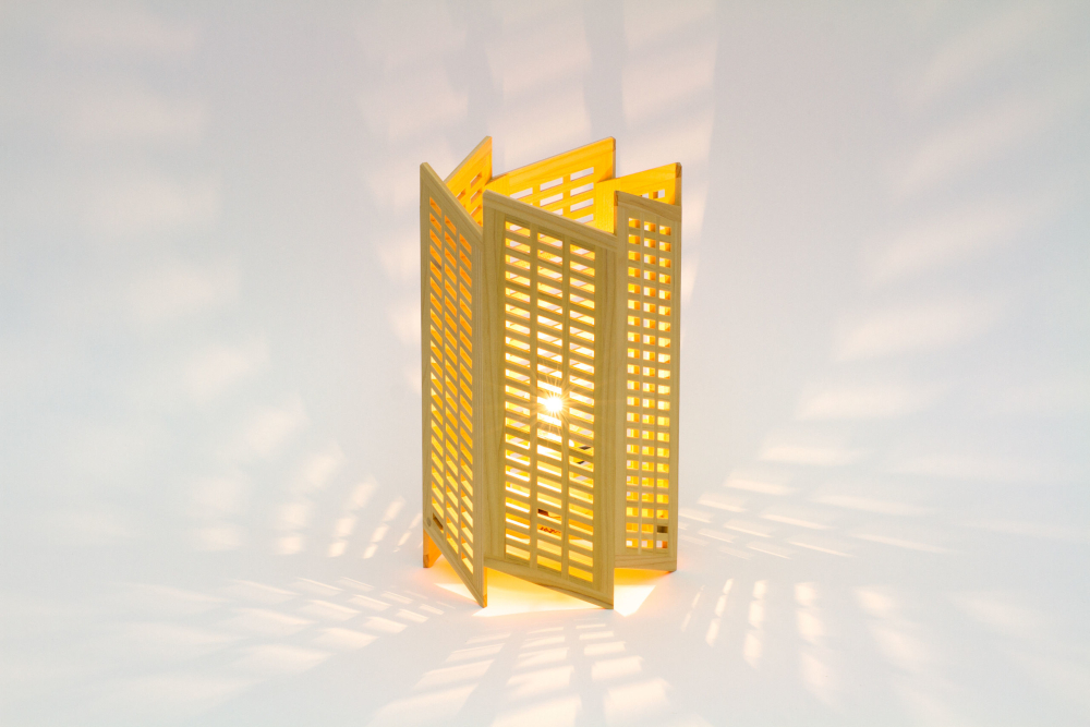 組子照明 机上型 「トワル」