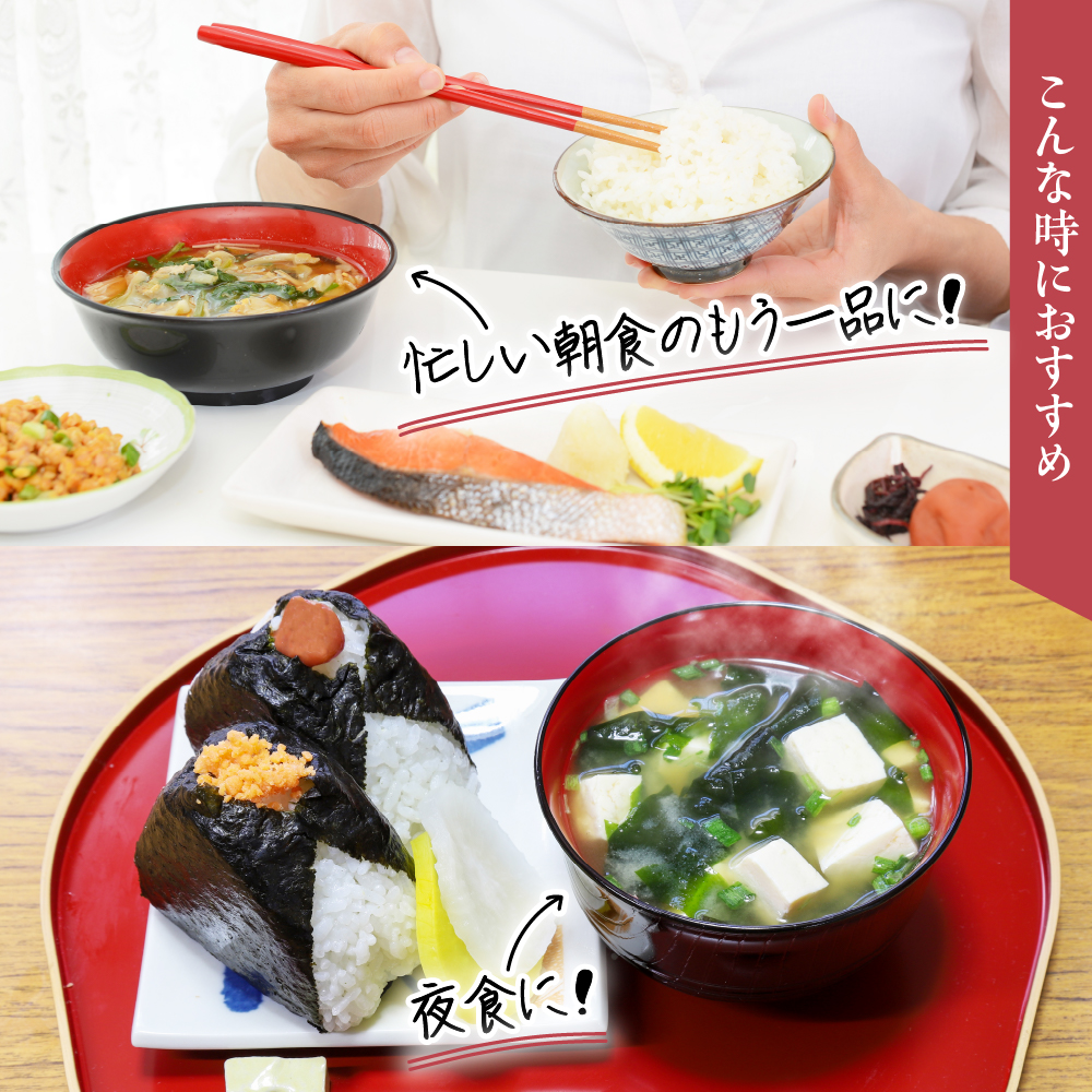 フリーズドライみそ汁 5種類 計15食セット [ 米沢牛 なめこ 菊 茄子 わかめ]