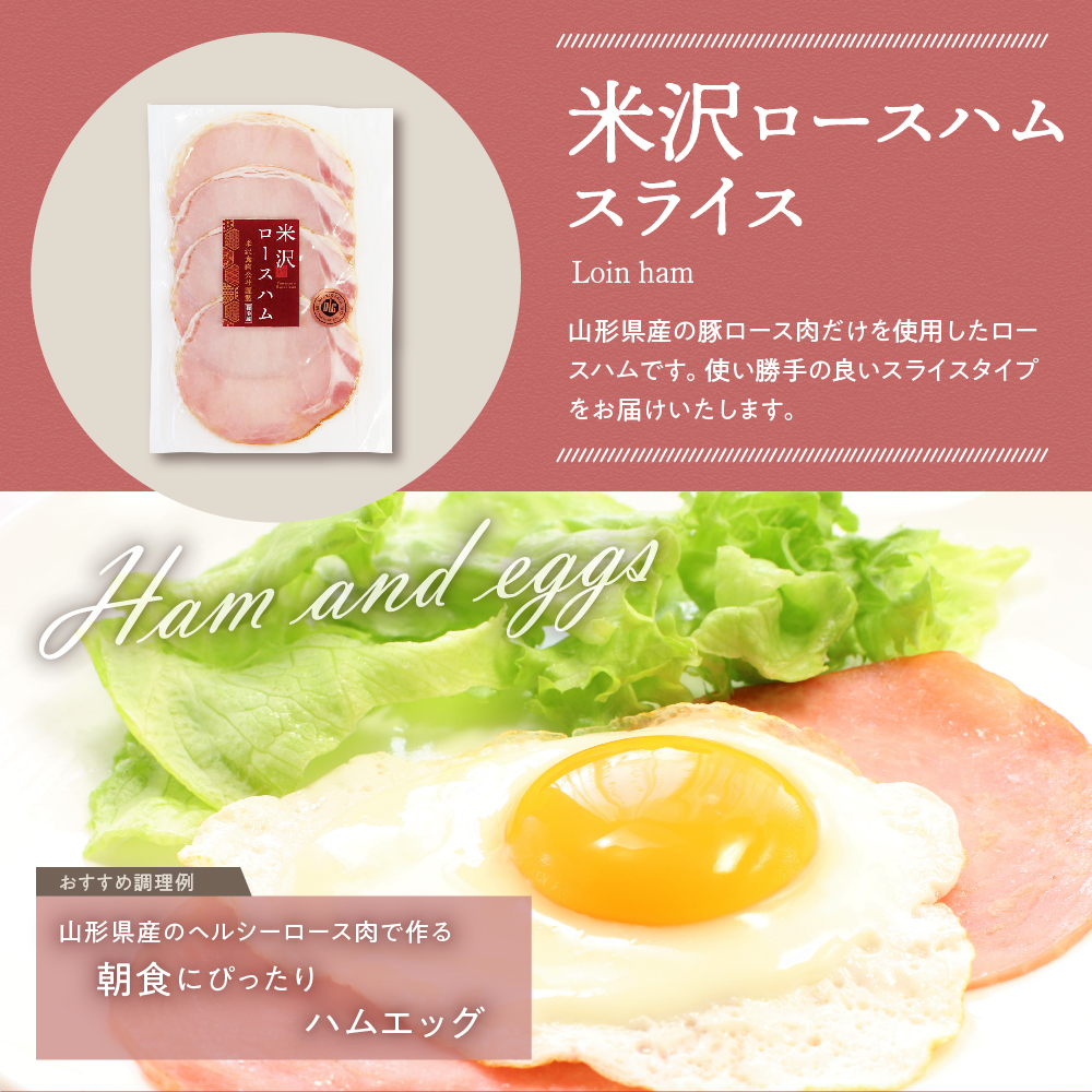 米沢ソーセージ ・ ロースハムスライス セット ロースハム ハム ソーセージ 4種 (米沢牛 オニオン 牛タン チョリソー) スライス 国産 詰合せ 和牛 牛肉 ブランド牛 豚肉 送料無料 山形県 米沢市