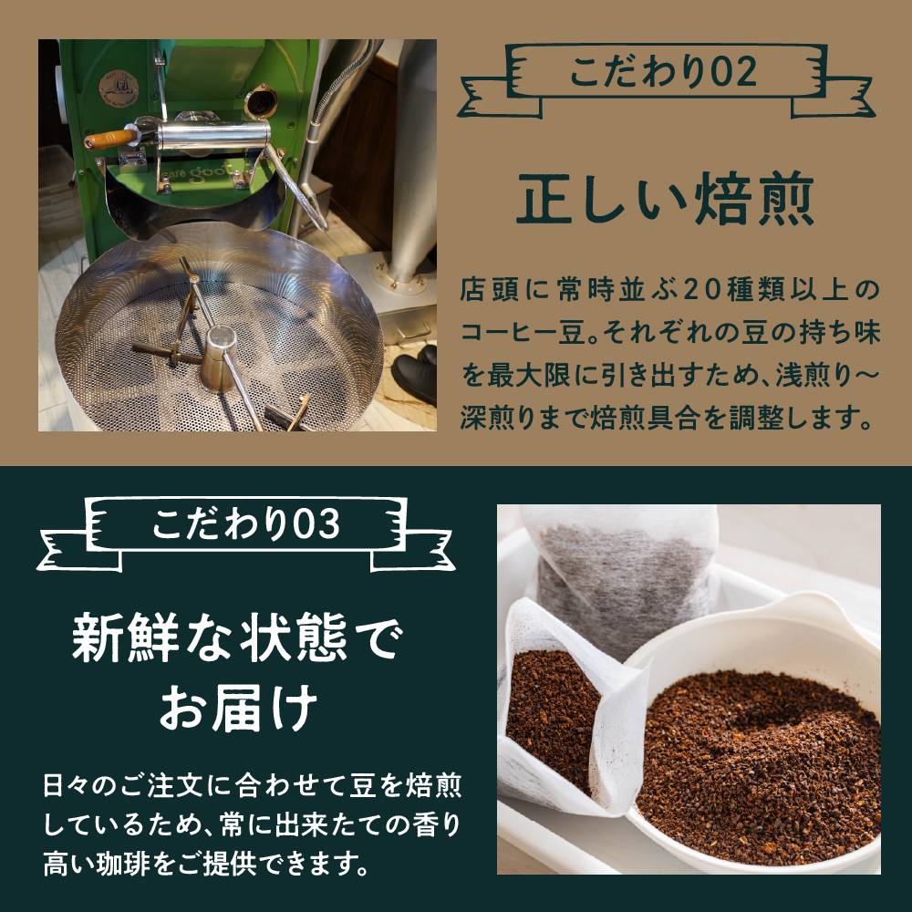 ドリップコーヒー【7通りの香り、7通りのしあわせ】7days Drip Selection(2WEEK SET) 7種類×各2袋 計14袋