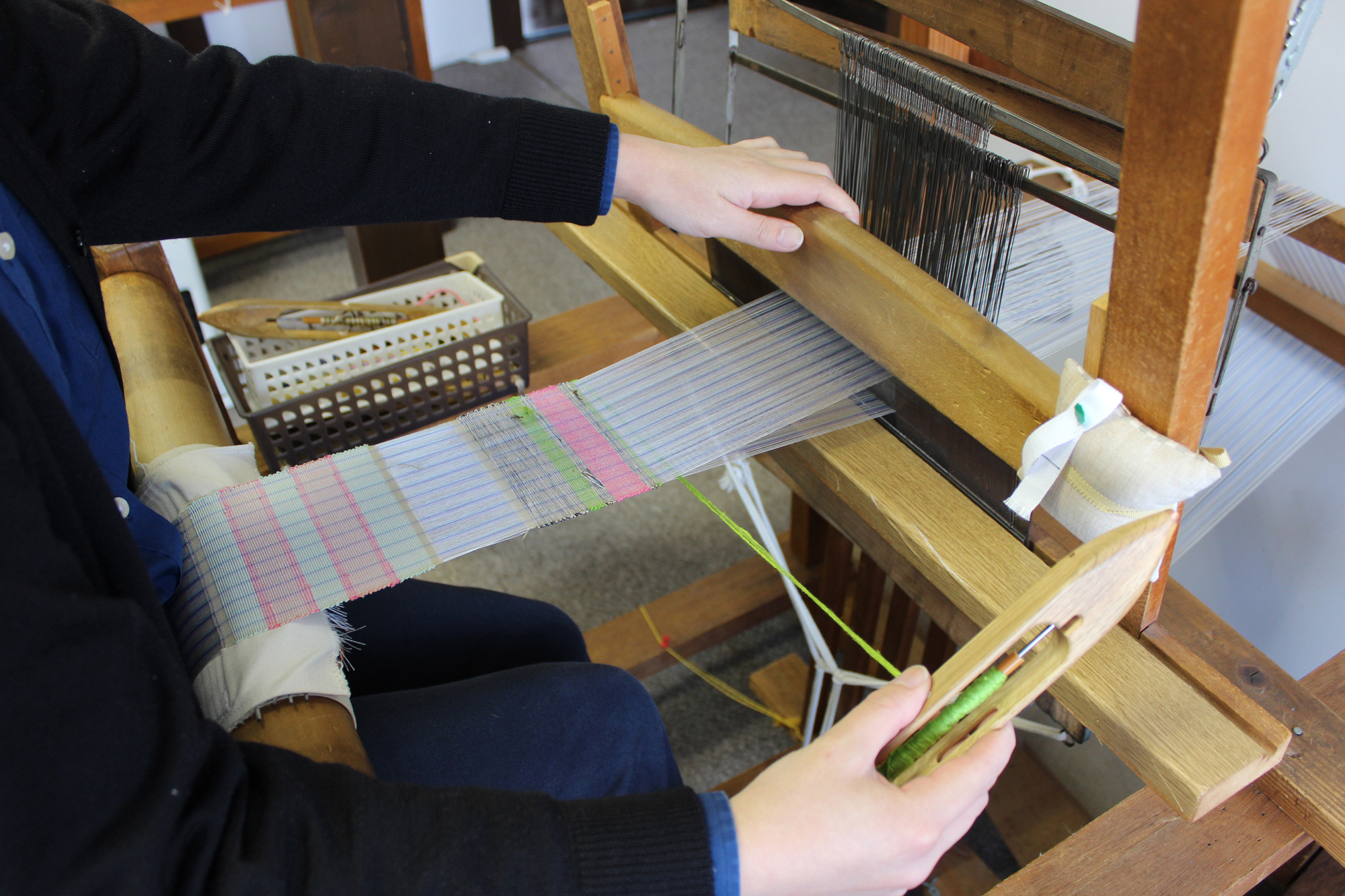 【体験チケット 伝統の米沢織】織物体験 シルクコースター 現地体験型