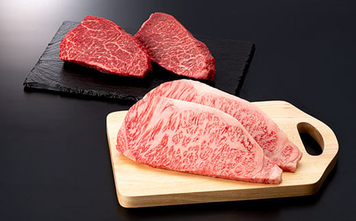 産地直送 4等級以上 山形牛 ステーキ セット 700g（サーロイン200g×2枚、もも150g×2枚） にく 肉 お肉 牛肉 山形県 新庄市  F3S-0597