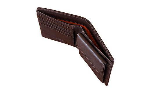 URIBOU Neu ウリボウノイ 二つ折り財布/オレンジ 入学祝い 卒業祝い 就職祝い 退職祝い 贈り物 贈答 ギフト 人気 誕生日 プレゼント 母の日 父の日 山形県 新庄市  F3S-1475