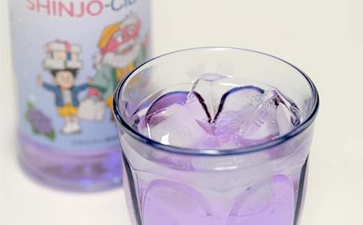 漫画家 冨樫義博氏デザイン「かむてん」を使用したラベル かむてん SHINJO-CIDER 340ml×3本 サイダー 炭酸 飲料  F3S-2236