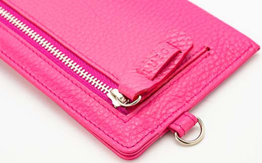 LUEGO カリーノ スリムウォレット ピンク 財布 贈り物 贈答 ギフト 山形県 新庄市 F3S-1785